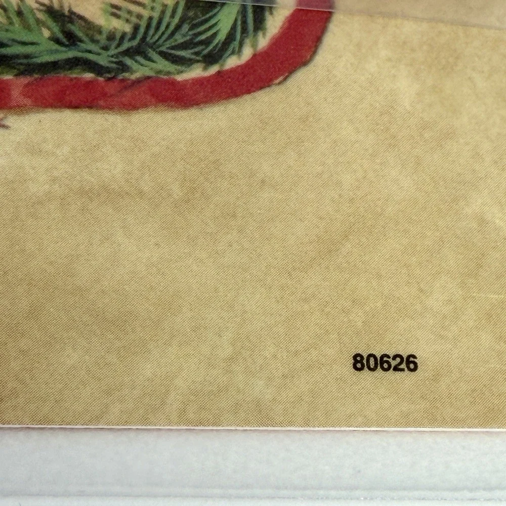VTG Bright of America Christmas Placemats Set of 4 Reversible USA Holiday Table